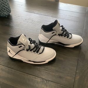 NEW!! Never worn Air Jordan Flight high top men’s size 11 - gray/white/black